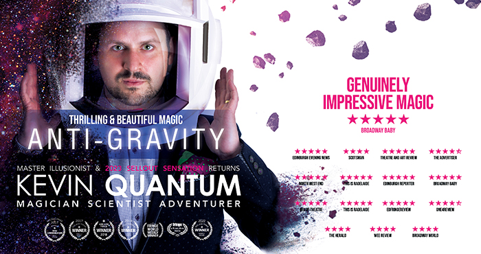 Kevin Quantum: Anti-Gravity - Thrilling & Beautiful Magic